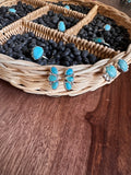 3 Stone earrings